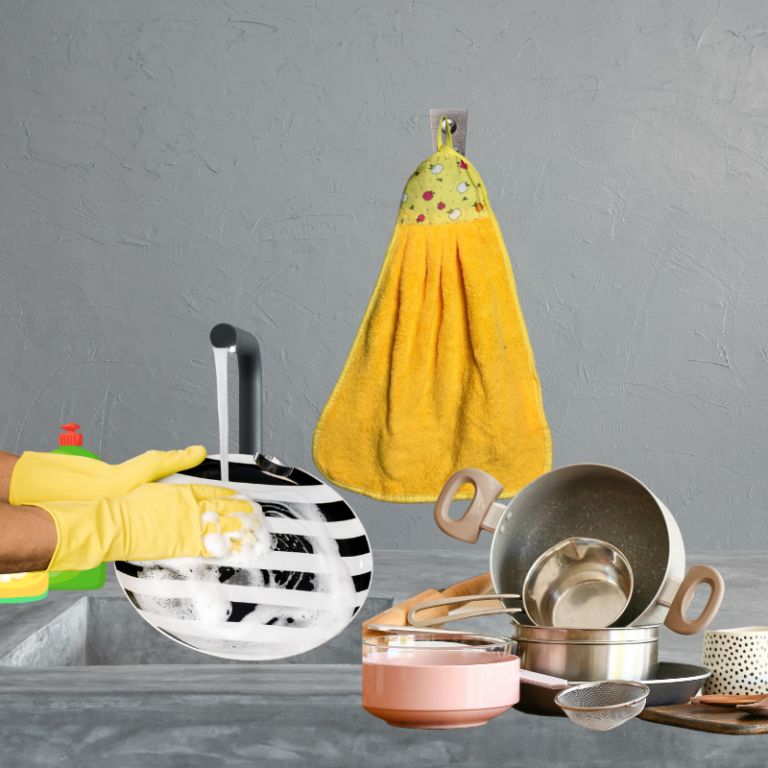 kitchen towel for dishwashing